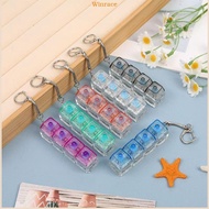 WRC Innovative Decompression Keychain Gadget 4 Plus Buttons Durable ABS  Option