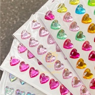 3d embossed heart-shaped Sticker