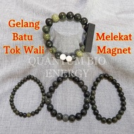 Gelang Batu Tok Wali / Tabasheer / Melekat Magnet (100% ASLI) 6 ~ 12 mm