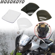 MJ Smoke Clear Headlight Fairing Windshield For Harley Sportster XL 883 1200 Iron XL883N Dyna 1995-2