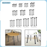[mojotorw7] 4 Pieces Table Legs Foldable Desk Legs Carbon Steel DIY Furniture Accessories Cabinet Fe