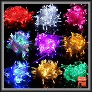 LED Fairy Light 10M Lampu Hiasan Hari Raya Tiktok Decor Christmas Party Colorful Twinkle Garden Holi