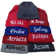 Custom Children's SPANDEX Knitted Beanie with Name Embroidery | Cheap Boys and Girls Beanies
