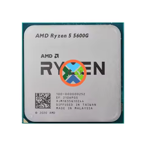 AMD Ryzen 5 5600G R5 5600G 3.9GHz Six-Core Twelve-Thread 65W CPU Processor L3=16M 100-000000252 Sock