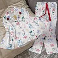 Hello Kitty Silk Pajamas