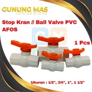PVC Stop Valve 1/2", 3/4", 1", 1 1/2"/ Ball Valve 3/4 Inch 1/ 2 Inch Ball Valve 1 Inch Ball Valve 1 