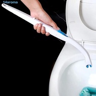 AROMA Toilet Brush Set, Disposable Heads Water Soluble Toilet Cleaning Brush, Portable Plastic 12 Re