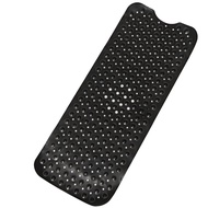 HAPPY TIME-Anti-Slip Bathtub Mat with Drain Holes Suction Cups - Machine Washable Bathroom Shower Ca