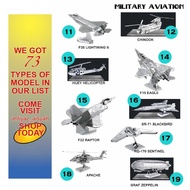 ( MILITARY AVIATION ) 3D METAL PUZZLE MODEL FOR HOBBIES, EDUCATION AND COLLECTION ITEM