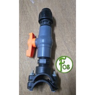 1" combination fitting (1 set) - Saddle clamp 50mm to 25mm pipe (KIZ)