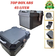 Top Box ABS 45L Black Box Belakang Motor Storage Box