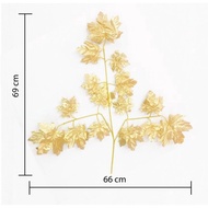 💖READY STOCK Gold Leaf | Maple leaf | Daun Maple | Artificial Leaf | Daun Tiruan | Leaf flower
