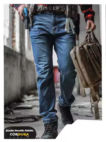 2026NEW Emersongear Blue Label Freedom Tactical Jeans Duty Cargo Trousers Ergonomic DENIM Pants Camp