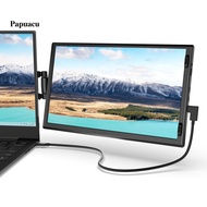 High-clarity and wide-angle display: EM1412 141" FHD IPS portable laptop phone expansion display fea