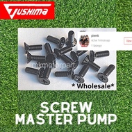 (1Pc) SCREW Master Pump Cover Cap , F412 Skru Black Coating Colour , Premium Quality By Tushima
