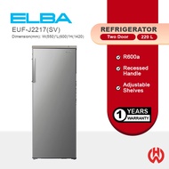 ELBA 220L Upright Freezer EUF-J2217(SV) - 6 Drawer