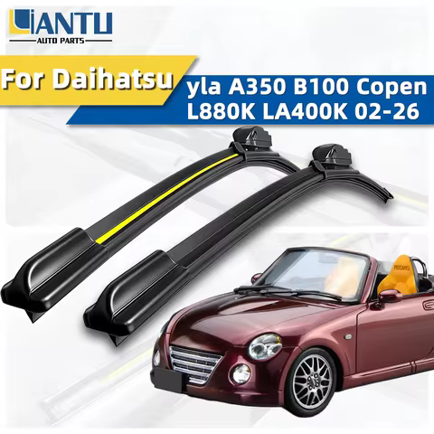 2pcs Front Windshield Wiper Fit For Daihatsu Ayla A350 B100 Copen L880K LA400K 2002-2026 Car Wipers 