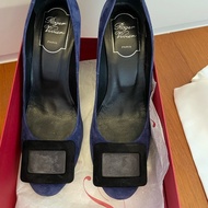 Roger Vivier 麂皮高跟鞋95成新 37碼