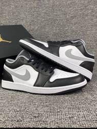 jordan 1 low black white grey黑白灰波鞋