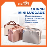 14 Inch Mini Suitcase Hand Carry Luggage Mini Luggage Bag Travel Small Luggage Bag Travel Cosmetic B