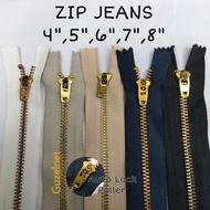 Zip Jeans, Zip Jeans YKK, 4YG zipper, 5YG zipper, Zip Metal