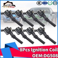 For Ford F150 F250 F350 4.6L 5.4L 6.8L V8 Lincoln Expedition 8Pcs Ignition Coil DG508 8W7E-12A366-AA