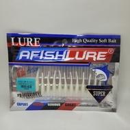 1pack AfishLure Fishing Ajing Worm Ruuber Lure 35mm