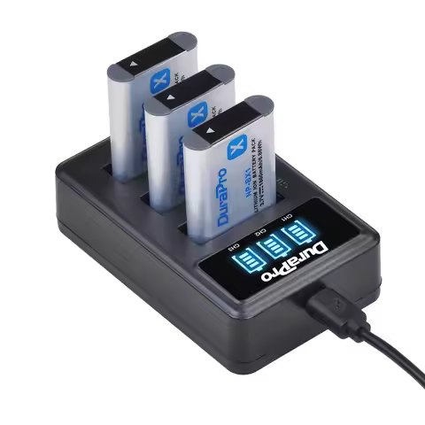 DuraPro 1860mAH NP-BX1 NPBX1 NP BX1 Battery+LED 3 Slots Charger For Sony ZV-1 FDR x3000 HDR as300 DS