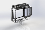 for GoPro Hero 9 Black 50m Underwater Waterproof Case Diving Protective Cover Housing Mount for GoPro 9 Black Accessories