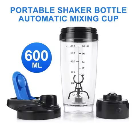 600ML Electric Mug Portable Protein Shaker Bottle Automatic Mixing Cup Self Stirring Mug Vortex Torn