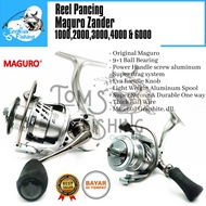 Reel Pancing Maguro Zander 1000 - 6000 Original 9+1 Bearing .