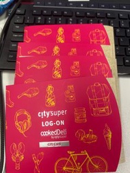 CitySuper/Logon Gift Card HKD 800 x 4 9折出售