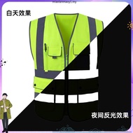 8 Colors Safety Vest Reflective Enginneer Construction Work Vest  Hi Vis Vest For Men and Women Work