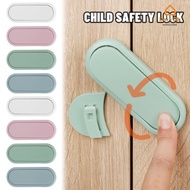 Baby Anti-Pinch Hand Safety Cabinet Lock Self Adhesive Cupboard Security Protection Lock ABS Opposite Door Wardrobe Lock