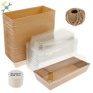 Portable Charcuterie Box Paper Bakery Box with Lid Clear Bakery Dessert Boxes for Sandwich SHOPCYC20