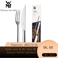 🌈WMFGerman WMF Tableware Stainless Steel Western Food Knife and Fork Set Steak Knife and Fork Set Family Tableware Hotel