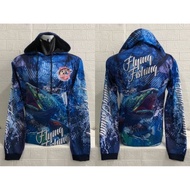 Fishing Flying Fishing Jersey Fullprinting Blue Full