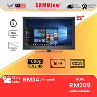 SAMView 22" LED Monitor Full HD [1920x1080]