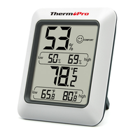 ThermoPro TP-50 เครื่องวัดอุณหภูมิและความชื้นภายในบ้านแบบดิจิตอล Indoor Digital Hygrometer Thermometer ThermoPro TP50