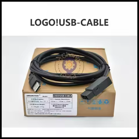 CNC USB-LOGO Programming Isolated Cable For Siemens LOGO Series PLC LOGO! USB-Cable RS232 Cable 6ED1