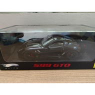 Hot wheels elite Ferrari 599 GTO 1/18 diecast
