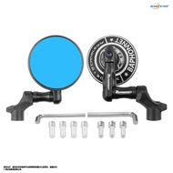 กระจกมองหลังแบบกลม CNC สำหรับ Honda CB650R CB400F CM300 CB500 ตกแต่งแฮนด์บาร์แบบย้อนยุค อุปกรณ์ตกแต่