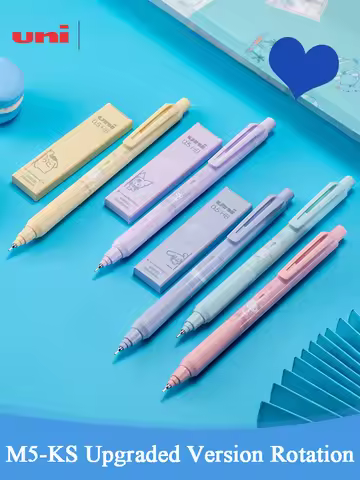 Uni M5-KS Mechanical Pencil Upgrade KURU TOGA Black Technology Self Roating Lead Kawaii lapiseira pr