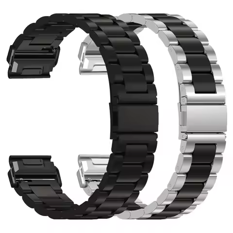 Quick Fit 22 26mm Stainless Stee Strap For Garmin Watch Fenix 8 7X 7 Solar 6x Pro/Fenix 6 Pro /Fenix