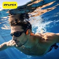 Awei S100 Professional Outdoor Swimming Bone conduction All silicone skin friendly material Bluetoot