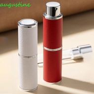 AUGUSTINE Perfume Bottle Atomizer, Refillable Leather Rotating Spray Pump Bottle, Pocket Size Luxury