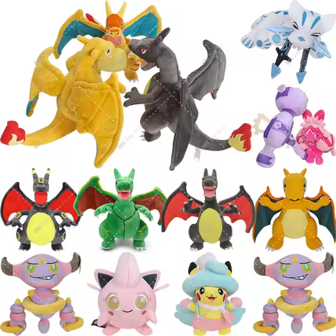 Pokemon Charizard Plush Toys Cartoon Tinkaton Chien-Pao Scream Tail Mew Shiny Latias Hisuian Zorua S