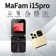 I15 Pro Classic Function Mini Flip Mobile Phone Elderly 2G Dual Card Button Flip Phone
