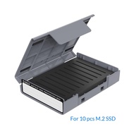 ORICO เคสป้องกัน SSD M.2พร้อมฉลากกล่องใส่ฮาร์ดไดรฟ์ SSD HDD ขนาด2.5/3.5นิ้วกล่องเก็บกันน้ำ (PHP25)