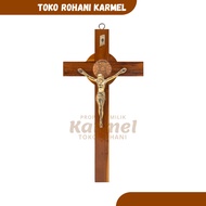 30 CM BENEDICT WALL CROSS/ CATHOLIC HANGING CROSS/ JESUS STATUE CROSS/ BENEDICT CROSS/